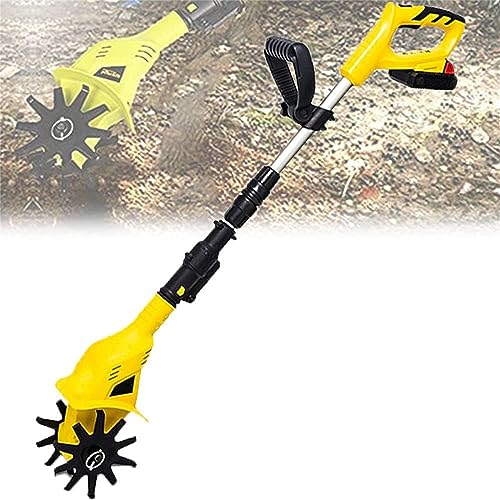 Elektrischer Rotavator mit Griff, tragbarer Akku-Grubber mit wiederaufladbarem Akku, verstellbare Grubberfräse für den Garten und Gemüsebeete Elektrischer Rotavator mit Griff, tragbarer Akku-Grubber mit wiederaufladbarem Akku, verstellbare Grubberfräse für den Garten und Gemüsebeete von Jrcfnss
