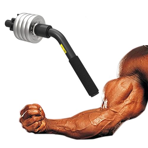 Jrcfnss Handgelenkgriff Hanteln Übungsgriff, Armdrücken Übungsgriff, Heavy Duty Unterarm Krafttraining Griff für Trizeps Gym Bizeps von Jrcfnss
