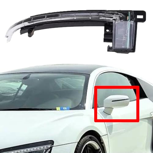 Jrfeng Auto Seitenansicht Rückspiegel Signal Licht Für Audi R8 Petrol Coupe 2006-2016, Außenspiegel Blinker Seitenblinker Blinker Auto Teile 8J0949101 8J0949102,Left Jrfeng Auto Seitenansicht Rückspiegel Signal Licht Für Audi R8 Petrol Coupe 2006-2016, Außenspiegel Blinker Seitenblinker Blinker Auto Teile 8J0949101 8J0949102,Left von Jrfeng