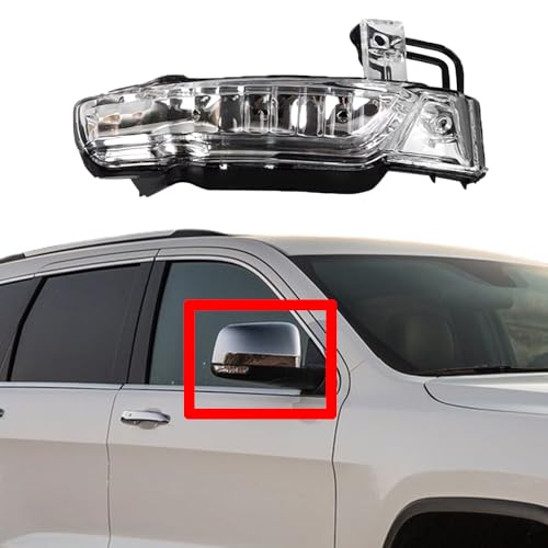 Jrfeng Auto Seitenansicht Rückspiegel Signal Licht Für Jeep Grand Cherokee 2011-2021, Außenspiegel Blinker Seitenblinker Blinker Auto Teile 68236930AB 68236930AC,Right Jrfeng Auto Seitenansicht Rückspiegel Signal Licht Für Jeep Grand Cherokee 2011-2021, Außenspiegel Blinker Seitenblinker Blinker Auto Teile 68236930AB 68236930AC,Right von Jrfeng