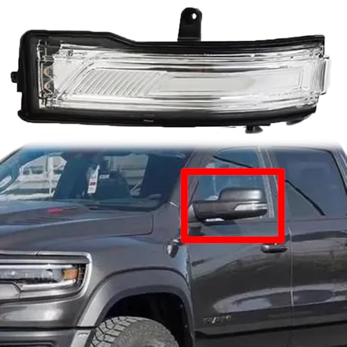 Jrfeng Auto Seitenansicht Rückspiegel Signal Licht Für RAM 1500 DT 2019 2020 2021 2022, Außenspiegel Blinker Seitenblinker Blinker Auto Teile 68402097AA 68402096AA,Left Jrfeng Auto Seitenansicht Rückspiegel Signal Licht Für RAM 1500 DT 2019 2020 2021 2022, Außenspiegel Blinker Seitenblinker Blinker Auto Teile 68402097AA 68402096AA,Left von Jrfeng