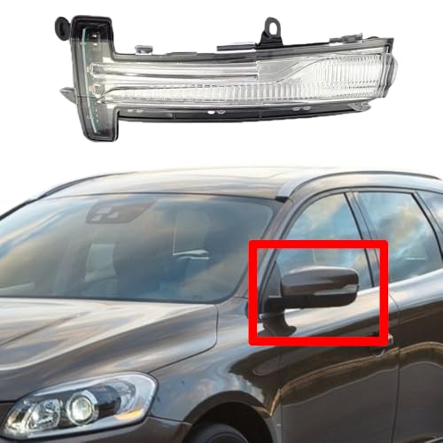Jrfeng Auto Seitenansicht Rückspiegel Signal Licht Für Volvo XC60 2013 2014 2015 2016 2017, Außenspiegel Blinker Seitenblinker Blinker Auto Teile 31371878 31371879,Left Jrfeng Auto Seitenansicht Rückspiegel Signal Licht Für Volvo XC60 2013 2014 2015 2016 2017, Außenspiegel Blinker Seitenblinker Blinker Auto Teile 31371878 31371879,Left von Jrfeng