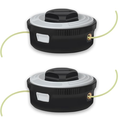 JRISBO Autocut C 3-2 Mähkopf für STIHL FSA 57, FSE 52 Motorsense, Autocut C3-2 Trimmerkopf kompatibel mit Stihl FSA57 Akku-Motorsense und FSE52 Elektro-Motorsense Fadenspule (2-Pack) von Jrisbo