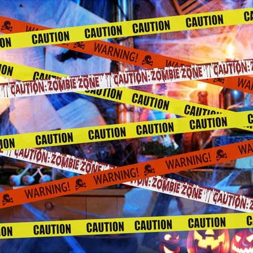 Jsdoin Halloween-Dekorationen Warnband Halloween-Warnband 30 m Gelb Gefahrenwarn-Requisiten Schreckensband für Zombie-Party Halloween Spukhaus-Party Gefahrenbereiche Dekoration Jsdoin Halloween-Dekorationen Warnband Halloween-Warnband 30 m Gelb Gefahrenwarn-Requisiten Schreckensband für Zombie-Party Halloween Spukhaus-Party Gefahrenbereiche Dekoration von Jsdoin