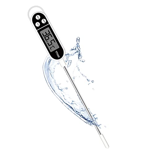 Jsdoin Thermometer Kochen, LCD Digital Küchenthermometer, Fleischthermometer mit Langer Sonde, Bratenthermometer für Grill, Fleisch, Backen, Baby-Ernährung Jsdoin Thermometer Kochen, LCD Digital Küchenthermometer, Fleischthermometer mit Langer Sonde, Bratenthermometer für Grill, Fleisch, Backen, Baby-Ernährung von Jsdoin