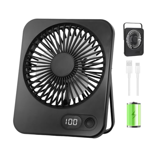 Jsdoin Ventilateur USB, Kleiner Tischventilator Tragbarer Wiederaufladbarer Ventilator 180° Schreibtisch Ventilator Tragbarer ventilator 5-Geschwindigkeits Silencieux Mini USB-Ventilator Jsdoin Ventilateur USB, Kleiner Tischventilator Tragbarer Wiederaufladbarer Ventilator 180° Schreibtisch Ventilator Tragbarer ventilator 5-Geschwindigkeits Silencieux Mini USB-Ventilator von Jsdoin
