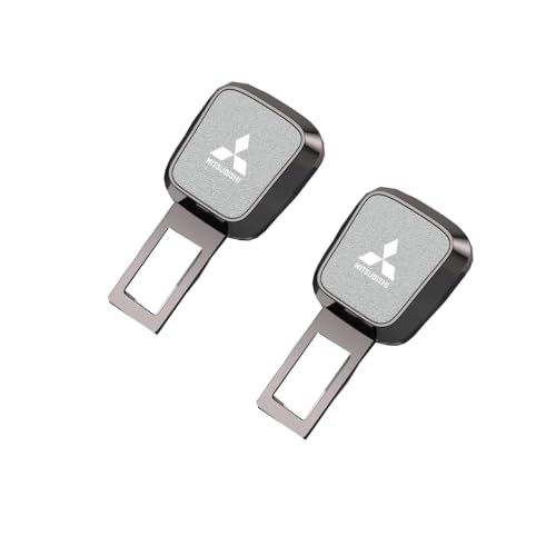 JsjjQf 2 Stück Auto Sicherheitsgurtschloss Stecker für Mitsubishi Space Gear Space Runner Space Star,Legierung Gurtschnalle Sicherheitsgurt Schnalle Clip Auto Internes Zubehör,F-normal von JsjjQf