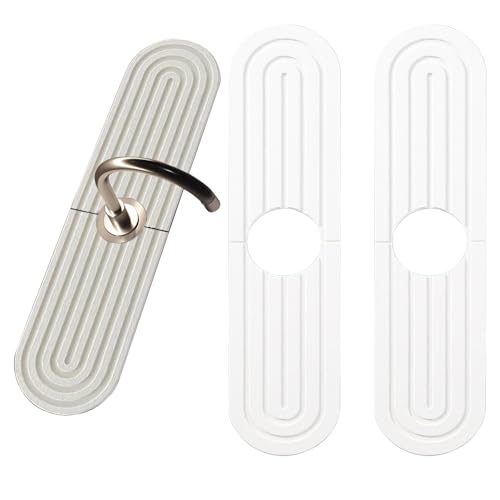 2 Stück Wasserhahn Spritzschutz Stein Abtropfmatte, Kieselgur Spüle Spritzschutz Abtropfmatte, Faucet Mat for Kitchen Sink, Wasserhahn Absorbierende Matte, für Wohnmobil Badezimmerarbeitsplatten 2 Stück Wasserhahn Spritzschutz Stein Abtropfmatte, Kieselgur Spüle Spritzschutz Abtropfmatte, Faucet Mat for Kitchen Sink, Wasserhahn Absorbierende Matte, für Wohnmobil Badezimmerarbeitsplatten von Jsleid