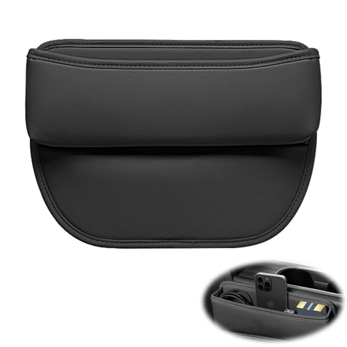 Aufbewahrungsbox für Autositze und Mittelkonsole - Tragbar und Einfach Zu Verstauen (Schwarz) von Jsleid