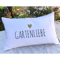 Kissen Gartenliebe, Garten Kissen Gartenliebe, Garten von JuArt2Werkstatt