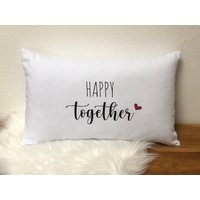 Kissen Happy Together von JuArt2Werkstatt