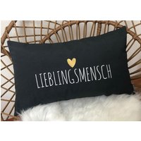 Kissen Lieblingsmensch, Für Den Lieblingsmensch von JuArt2Werkstatt