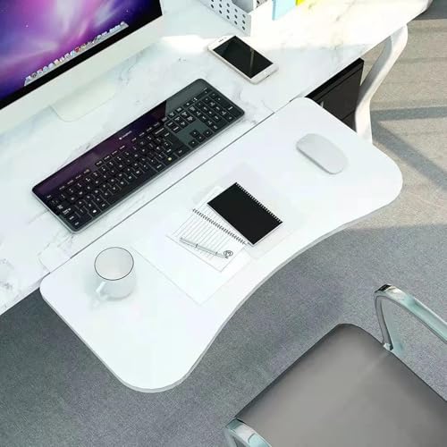 JuanNest Faltbare Tischverlängerung Tastaturablage,Ergonomische Computer-Schreibtisch-Verlängerungsplatte, Schreibtischverlängerungen, Klemmdesign, Geeignet Zur Handgelenkunterstützung,Büro B,68×24cm von JuanNest