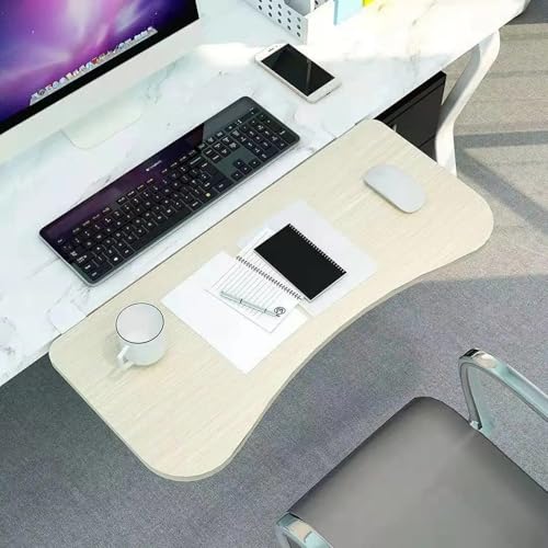 JuanNest Faltbare Tischverlängerung Tastaturablage,Ergonomische Computer-Schreibtisch-Verlängerungsplatte, Schreibtischverlängerungen, Klemmdesign, Geeignet Zur Handgelenkunterstützung,Büro D,68×24cm von JuanNest