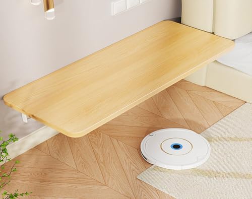JuanNest Klapptisch, Kleiner, Platzsparender Schwimmender Schreibtisch, Zusammenklappbarer Computertisch Aus Massivholz, An Der Wand Montierter Klapptisch Für Arbeitszimmer, Küche,Wäscherei 60×30CM JuanNest Klapptisch, Kleiner, Platzsparender Schwimmender Schreibtisch, Zusammenklappbarer Computertisch Aus Massivholz, An Der Wand Montierter Klapptisch Für Arbeitszimmer, Küche,Wäscherei 60×30CM von JuanNest