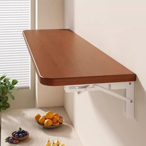 JuanNest Klapptisch Wand Foldable Table, Platzsparender Wandklapptisch, Klappbar Schreibtisch Esstisch, Wandmontierter Tisch Für Home Office, Esszimmer, Balkon, Arbeitszimmer, Schlafzimmer 40×24CM JuanNest Klapptisch Wand Foldable Table, Platzsparender Wandklapptisch, Klappbar Schreibtisch Esstisch, Wandmontierter Tisch Für Home Office, Esszimmer, Balkon, Arbeitszimmer, Schlafzimmer 40×24CM von JuanNest
