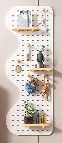JuanNest Kreatives Stecktafel Ordnungssystem Pegboard Wand Organizer Inkl. Zubehör Werkzeugwand Individuell Erweiterbares Regalsystem Für Küche Bad Kinderzimmer Garage Werkstatt Lochwand A,W40×H120cm JuanNest Kreatives Stecktafel Ordnungssystem Pegboard Wand Organizer Inkl. Zubehör Werkzeugwand Individuell Erweiterbares Regalsystem Für Küche Bad Kinderzimmer Garage Werkstatt Lochwand A,W40×H120cm von JuanNest