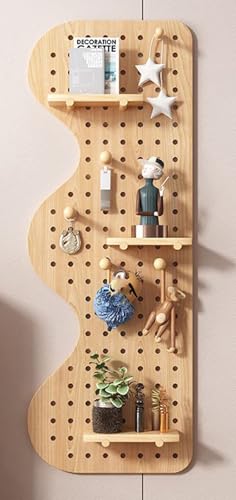 JuanNest Kreatives Stecktafel Ordnungssystem Pegboard Wand Organizer Inkl. Zubehör Werkzeugwand Individuell Erweiterbares Regalsystem Für Küche Bad Kinderzimmer Garage Werkstatt Lochwand C,W40×H120cm JuanNest Kreatives Stecktafel Ordnungssystem Pegboard Wand Organizer Inkl. Zubehör Werkzeugwand Individuell Erweiterbares Regalsystem Für Küche Bad Kinderzimmer Garage Werkstatt Lochwand C,W40×H120cm von JuanNest