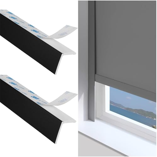 JuanNest L-Förmige PVC Lichtblockierstreifen Für Fensterrahmen, Selbstklebende Verdunkelungsschienen/Lichtspaltblocker Für Büros, Schlafzimmer,Verdunkelung Im, Bad Und Wohnzimmer B-2pcs,60in/152.4cm JuanNest L-Förmige PVC Lichtblockierstreifen Für Fensterrahmen, Selbstklebende Verdunkelungsschienen/Lichtspaltblocker Für Büros, Schlafzimmer,Verdunkelung Im, Bad Und Wohnzimmer B-2pcs,60in/152.4cm von JuanNest