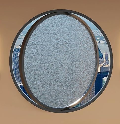 JuanNest Round Gartenfenster, Sliding Window, Rotating Opening Window Made of Aluminium, Flush-Mounted Tempered Glass Windows, Basement/Attic Ventilation Window, Bullauge Fenster Black,50cm/19.7inch JuanNest Round Gartenfenster, Sliding Window, Rotating Opening Window Made of Aluminium, Flush-Mounted Tempered Glass Windows, Basement/Attic Ventilation Window, Bullauge Fenster Black,50cm/19.7inch von JuanNest