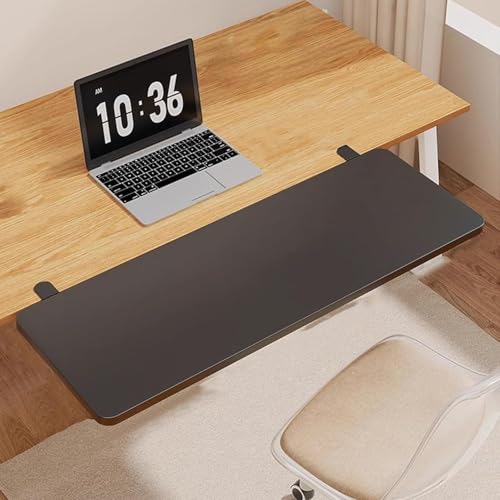 JuanNest Schreibtisch Extender,Faltbare Tischverlängerung Tastaturablage,Schreibtische Tastaturablage Mit Klemme,Ergonomics Desk Extender Tray,Computer-Ellenbogen-Armstütze Für Zuhause Büro E,70×20cm von JuanNest