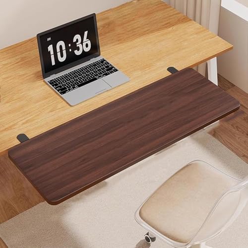 JuanNest Schreibtisch Extender,Faltbare Tischverlängerung Tastaturablage,Schreibtische Tastaturablage Mit Klemme,Ergonomics Desk Extender Tray,Computer-Ellenbogen-Armstütze Für Zuhause Büro B,50×20cm von JuanNest