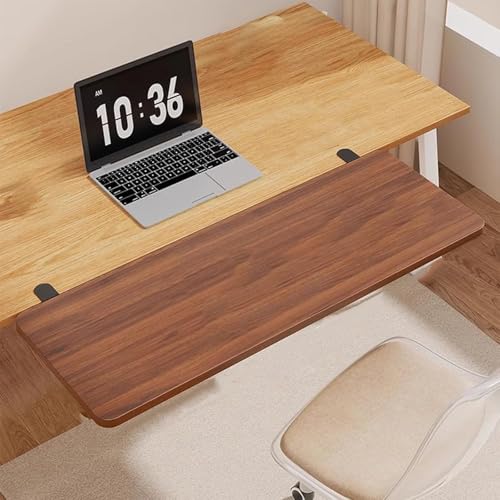 JuanNest Schreibtisch Extender,Faltbare Tischverlängerung Tastaturablage,Schreibtische Tastaturablage Mit Klemme,Ergonomics Desk Extender Tray,Computer-Ellenbogen-Armstütze Für Zuhause Büro D,50×25cm von JuanNest