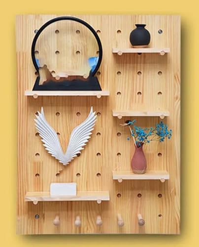 JuanNest Stecktafel Wand Organizer,Pegboard,Organisation Wandtafel,Holz-Stecktafel Für Büro,Schlafzimmer,Wohnzimmer, Arbeitszimmer,Küche,Lochwand,Inklusive Zubehör,Einfache Installation A,W60×H80cm JuanNest Stecktafel Wand Organizer,Pegboard,Organisation Wandtafel,Holz-Stecktafel Für Büro,Schlafzimmer,Wohnzimmer, Arbeitszimmer,Küche,Lochwand,Inklusive Zubehör,Einfache Installation A,W60×H80cm von JuanNest