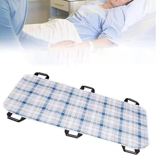 JuanNest Transfer Boards Folie Patienten Medizinische Lift Sling Transfer Turner Positionierung Pad Krankenhaus Bett Zugblätter Für Ältere, Auslaufsichere Inkontinenzeinlagen Bettlägerige A,80×160cm von JuanNest