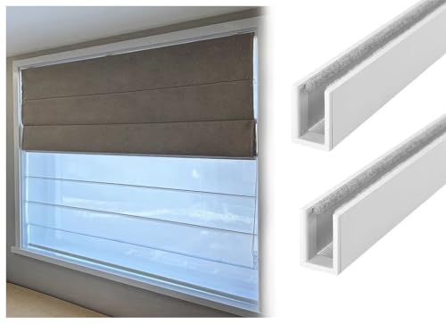 JuanNest U-Kanal-Lichtblockierstreifen Aus Aluminiumlegierung, Lichtblocker Für Fensterrollos Jalousien, Verdunkelungs-Seitenschienen Für Schlafzimmer, 2 Stück, Individuell Anpassbar C2pcs,W4×H50cm JuanNest U-Kanal-Lichtblockierstreifen Aus Aluminiumlegierung, Lichtblocker Für Fensterrollos Jalousien, Verdunkelungs-Seitenschienen Für Schlafzimmer, 2 Stück, Individuell Anpassbar C2pcs,W4×H50cm von JuanNest