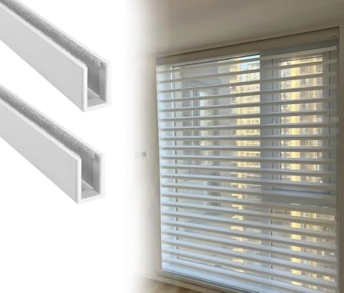 U-Kanal-Lichtblockierende Verdunkelungsstreifen Auf Beiden Seiten Der Jalousien,Verdunkelungsprofil Für Rollos,Lange Vorhang-/Rollo-/Fensterrollos-Lückenblocker Schlafzimmer C-2pcs,4W x 201H cm U-Kanal-Lichtblockierende Verdunkelungsstreifen Auf Beiden Seiten Der Jalousien,Verdunkelungsprofil Für Rollos,Lange Vorhang-/Rollo-/Fensterrollos-Lückenblocker Schlafzimmer C-2pcs,4W x 201H cm von JuanNest