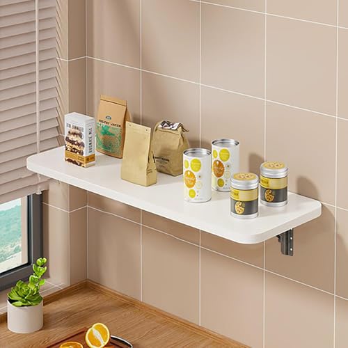 Wandmontierter Klapptisch, Wandmontage, Schwebender Schreibtisch Mit Eisenhalterung, Klappschreibtisch Für Kleine Räume, Home Office, Esszimmer, Waschküche, Küche, Bar,Arbeitszimmer A,80×20CM Wandmontierter Klapptisch, Wandmontage, Schwebender Schreibtisch Mit Eisenhalterung, Klappschreibtisch Für Kleine Räume, Home Office, Esszimmer, Waschküche, Küche, Bar,Arbeitszimmer A,80×20CM von JuanNest