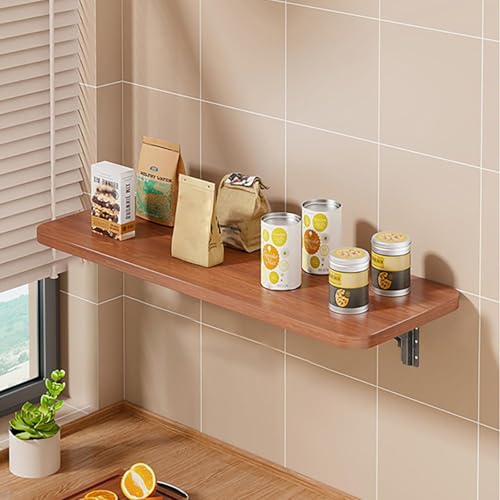 Wandmontierter Klapptisch, Wandmontage, Schwebender Schreibtisch Mit Eisenhalterung, Klappschreibtisch Für Kleine Räume, Home Office, Esszimmer, Waschküche, Küche, Bar,Arbeitszimmer B,60×20CM Wandmontierter Klapptisch, Wandmontage, Schwebender Schreibtisch Mit Eisenhalterung, Klappschreibtisch Für Kleine Räume, Home Office, Esszimmer, Waschküche, Küche, Bar,Arbeitszimmer B,60×20CM von JuanNest