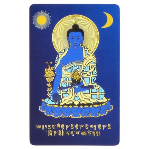 Feng Shui Medizin Buddha Karte Home Harmony Balance Peace Amulett Reichtum Glück Talisman Neujahrsgeschenk W5501 von Juanxian