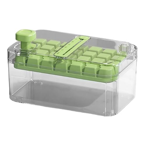 Ice Cubes Tray, Square Small Ice Tray with Lid & Storage Box, Easy Release Ice Cubes Mould for Cocktails, Drinks and Ice Coffee (1PC), Ideal for Home, Bar, and Party Use von Jubepk