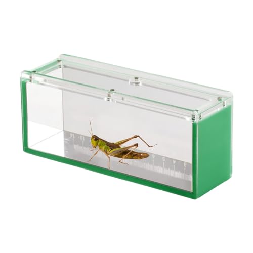 Jubepk Fish Observation Box, Clear Acrylic Isolation Container, Breeder Tank Scale Markings, Aquatic Viewing Case for Crabs, Snails, Spiders, Aquarium, 6.5x2.76x1.97 Inches von Jubepk