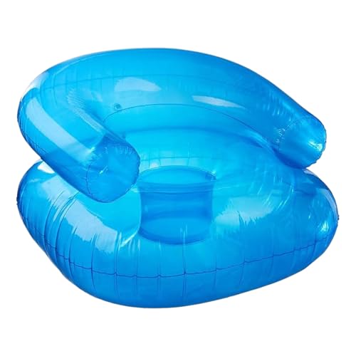 Jubepk Inflatable Sofa Pool, Waterproof Air Lounger Chair, Blow Up Couch, 220 Pounds Weight for Camping, Relaxation, Beach, Backyard, Travel, Portable Seating 27.56x27.56x17.72in von Jubepk