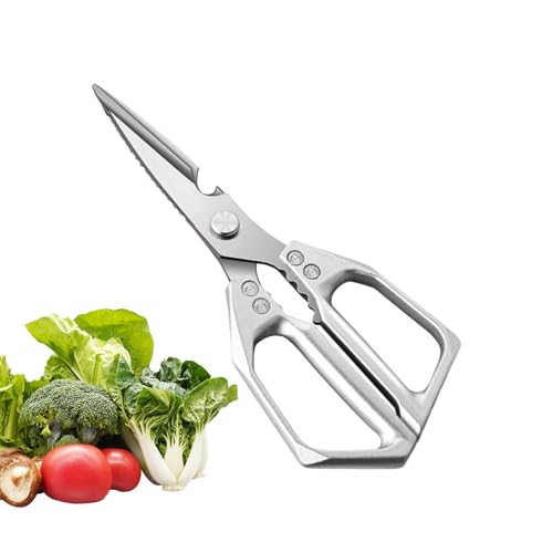 Jubepk Küchenschere Für Lebensmittel | Robuste Schere Für Geflügelverarbeitung Meeresfrüchte Zubereitung - Küchenwerkzeug Zum Schneiden Von Hähnchen Krabbe von Jubepk