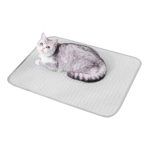 Jubepk Kühlmatte Für Hunde - Tragbare Ice Silk Kühlmatte Für Hunde | Haustierkissen Für Wohnzimmer Schlafzimmer Terrasse Garten Büro von Jubepk