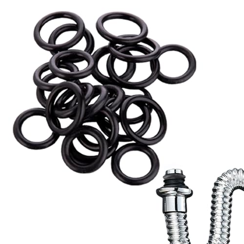 Jubepk O-Ringe Gummi | Scheibendichtungs-Sortiment-Set 50-teilig,Öl- und hitzebeständige Gummischeibe für die Reparatur von Autohahn-Druckrohrleitungen Jubepk O-Ringe Gummi | Scheibendichtungs-Sortiment-Set 50-teilig,Öl- und hitzebeständige Gummischeibe für die Reparatur von Autohahn-Druckrohrleitungen von Jubepk