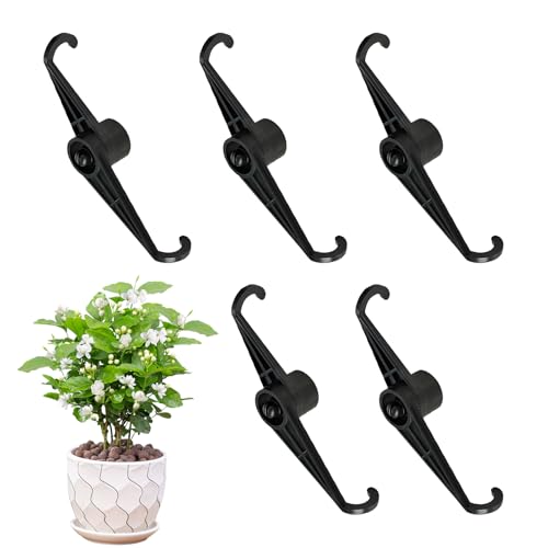 Jubepk Pflanzen Trainingsclips | Obstbaum Zweig Spreizer Zieher,5 Teile 360 Grad Rotation Stammtrainierer für Garten Weinbau Sträucher Knospen Tomate von Jubepk