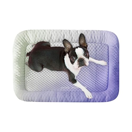 Jubepk Portable Dog Cooling Mat, Cat Cooling Pad, 19.69x15.75 inches Comfortable Compact Bed, Indoor Outdoor Crates, Travel Relaxation for Puppies, Rabbits, Hamsters Cats and Dogs von Jubepk