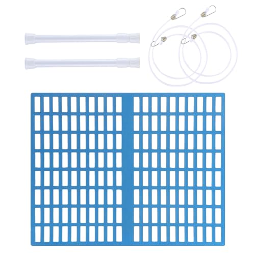 Jubepk Skimmer Guard, Pool Debris Blocker, Floating Net Cleaner Kit with Filter Design, Outdoor Tool for Pond, Inground, Leaves, Branches, Garbage, Home, 16.54x12.99x0.39 Inches von Jubepk