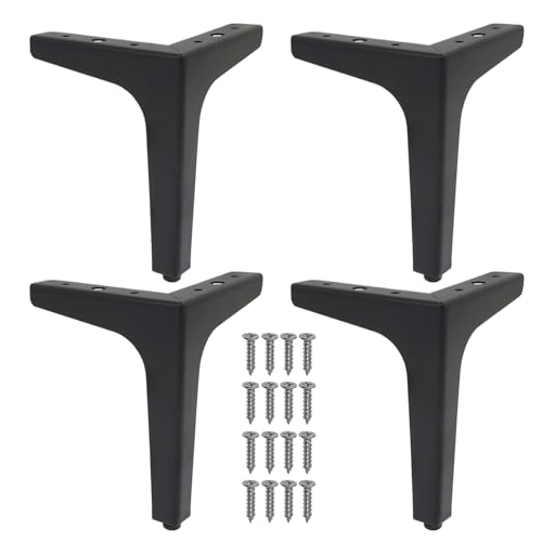 Jubepk Table Legs Metal, Heavy Duty Base, Triangular Support Structure, Angled Stable Design, Rust-Resistant Coating, Ideal for Furniture Dining Family Kitchen Counter Home Use Jubepk Table Legs Metal, Heavy Duty Base, Triangular Support Structure, Angled Stable Design, Rust-Resistant Coating, Ideal for Furniture Dining Family Kitchen Counter Home Use von Jubepk
