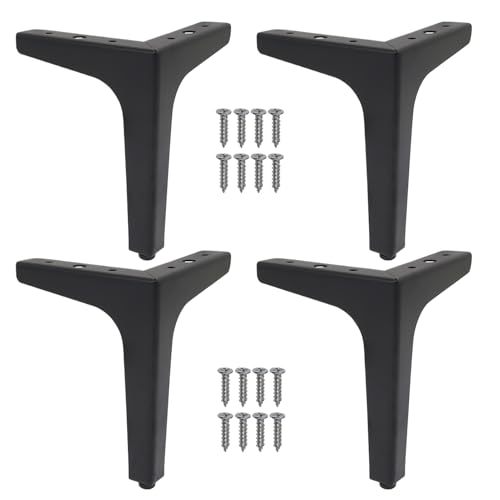 Jubepk Table Legs Metal, Heavy Duty Base, Triangular Support Structure, Angled Stable Design, Rust-Resistant Coating, Ideal for Furniture Dining Family Kitchen Counter Home Use Jubepk Table Legs Metal, Heavy Duty Base, Triangular Support Structure, Angled Stable Design, Rust-Resistant Coating, Ideal for Furniture Dining Family Kitchen Counter Home Use von Jubepk