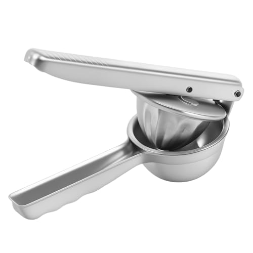 Lemon Squeezer Stainless Steel, Manual Fruit Juicer Handheld Citrus Press, Multifunctional Juice Extractor for Orange, Lemon, Lime, Pomegranate, Fresh Juices, Cocktails, Drinks von Jubepk