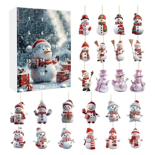 Süße Weihnachten Advent | 2D Acryl Ornamente | Urlaub Charm Advent | Baumschmuck Wand | 2D Acryl Ornamente | Urlaub Charm Kalender Niedlich Baumschmuck Wanddekoration von Jubepk