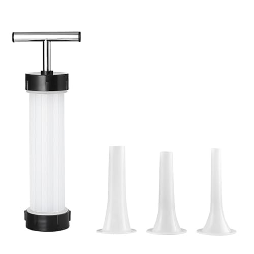 Anleitung zum Auffüllen von Wurstfiltern | Manuelle Wurstmaschine mit 3 Füllschläuchen – schnelle Fleischfüllmaschine, Füllung von Küchenwürsten in Lebensmittelqualität Anleitung zum Auffüllen von Wurstfiltern | Manuelle Wurstmaschine mit 3 Füllschläuchen – schnelle Fleischfüllmaschine, Füllung von Küchenwürsten in Lebensmittelqualität von Jubilofex