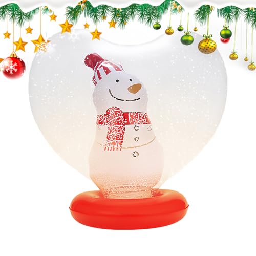 Aufblasbare Weihnachtsornamente - Herzform Licht -up -Weihnachtsdekoration - Figur in inblasbarer dekorierter Kugel mit Fernbedienung - für den Außenpool Garten Rasen Patio Pathway Pub Aufblasbare Weihnachtsornamente - Herzform Licht -up -Weihnachtsdekoration - Figur in inblasbarer dekorierter Kugel mit Fernbedienung - für den Außenpool Garten Rasen Patio Pathway Pub von Jubilofex