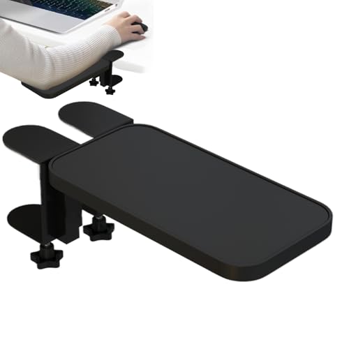 Computerarmruhe, Einstellbare Armstütze Computertisch Extender, Metall Ellbogen -Pad Bequemer Armlehnentisch Extender Für Laptop -Heimarbeit Ergonomische Unterstützung: Durch Ergonomische Unterstützun von Jubilofex